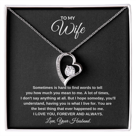 Gift to My Wife | Forever Love Necklace