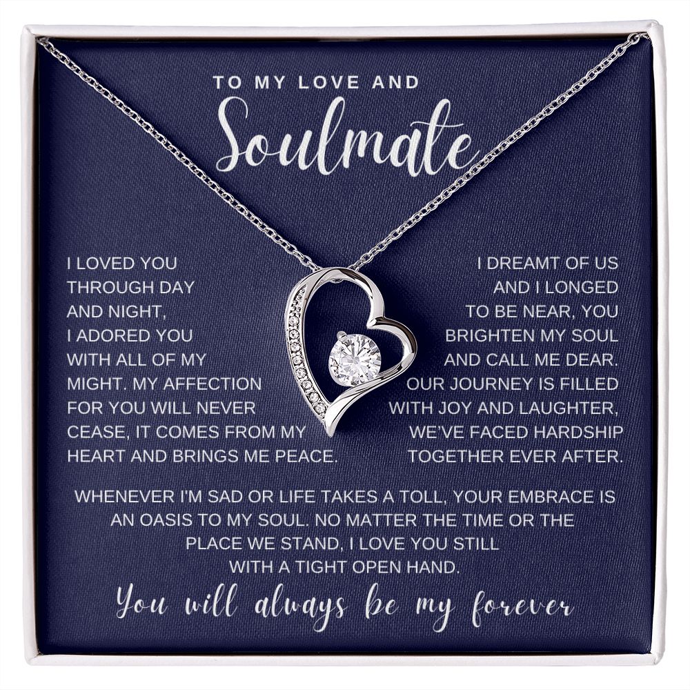 Gift To My Love and Soulmate | Forever Love Necklace