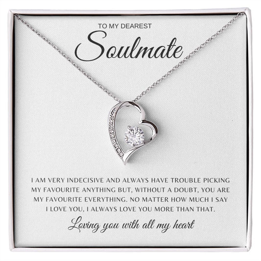 Necklace for my Soulmate | No matter what | Forever Love