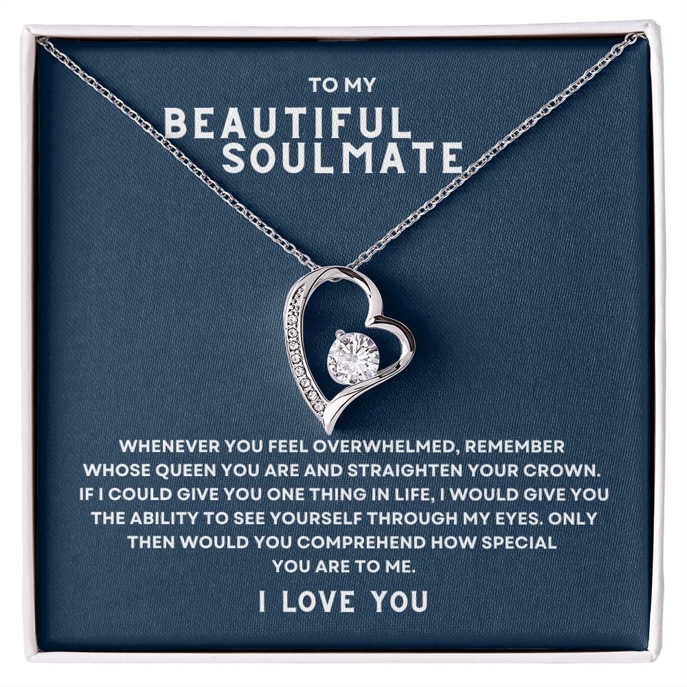 Gift to My Beautiful Soulmate | Forever Love Necklace