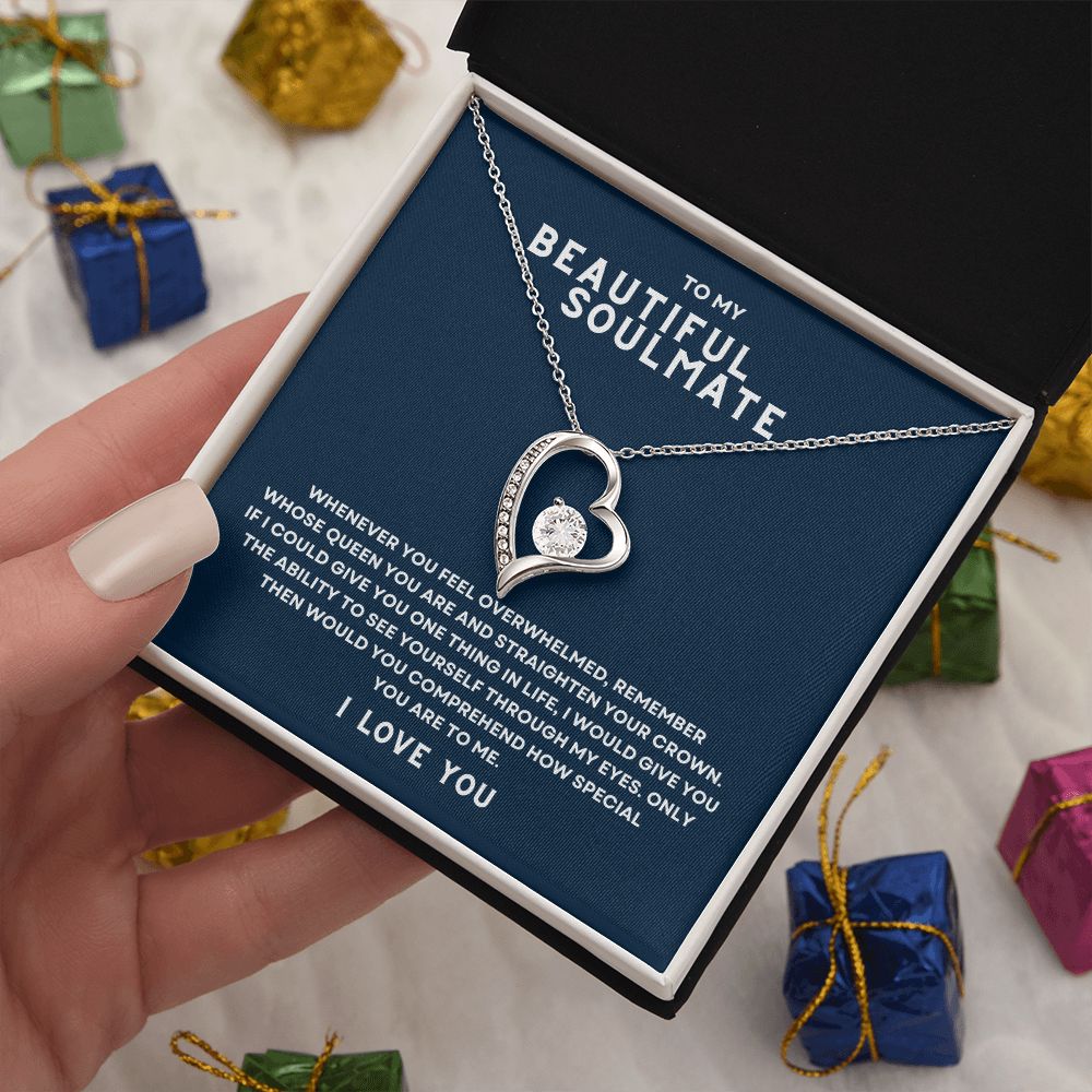 Gift to My Beautiful Soulmate | Forever Love Necklace