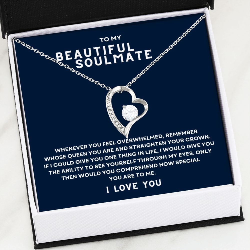 Gift to My Beautiful Soulmate | Forever Love Necklace