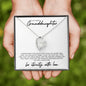 Gift for Granddaughter - I never knew - Forever Love
