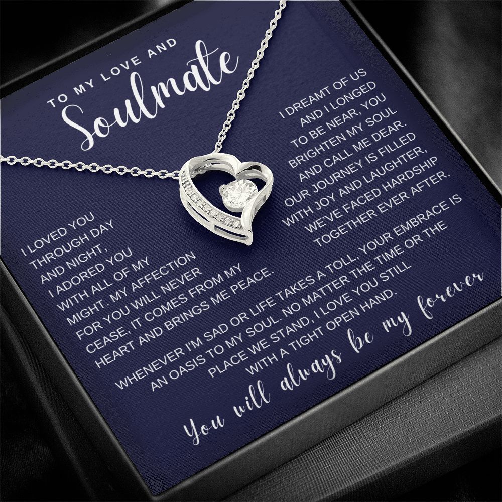 Gift To My Love and Soulmate | Forever Love Necklace