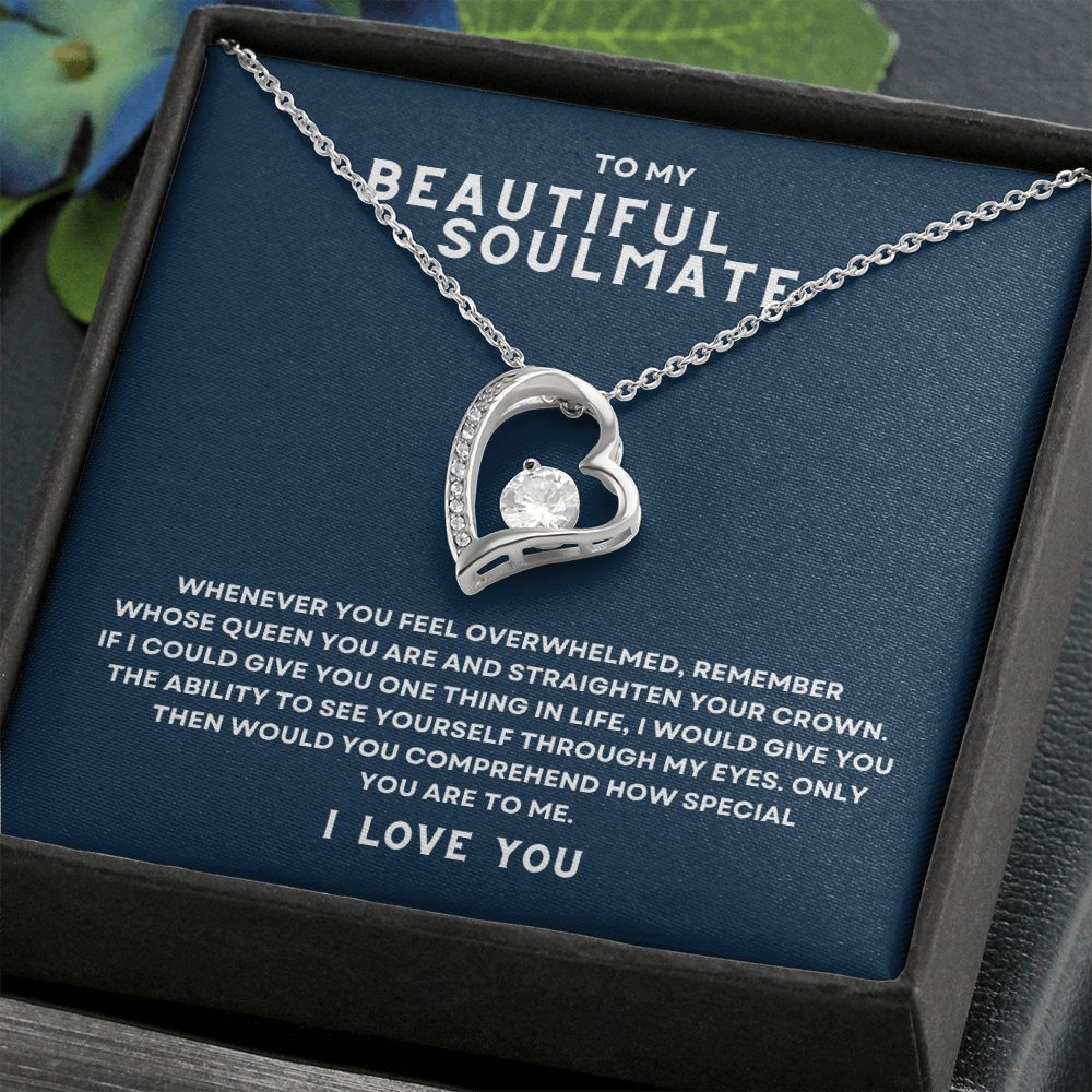 Gift to My Beautiful Soulmate | Forever Love Necklace