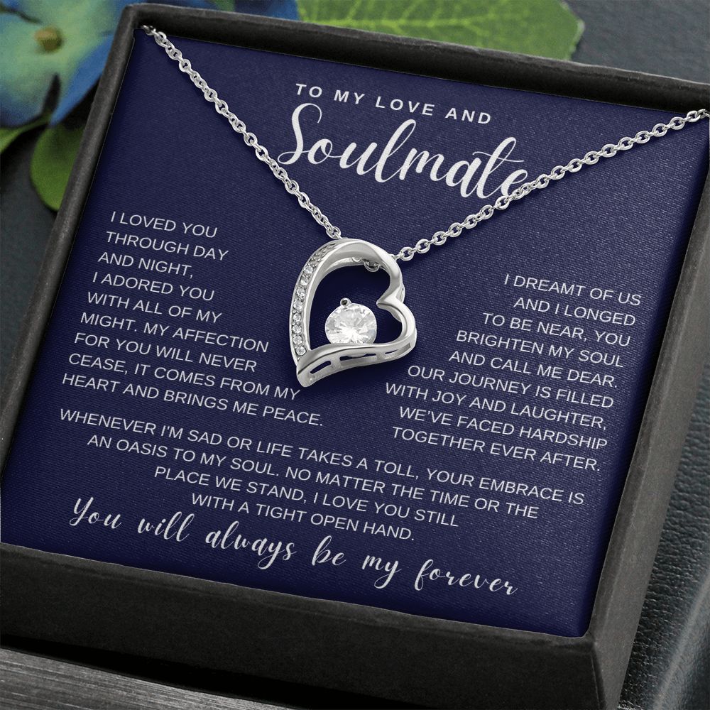 Gift To My Love and Soulmate | Forever Love Necklace