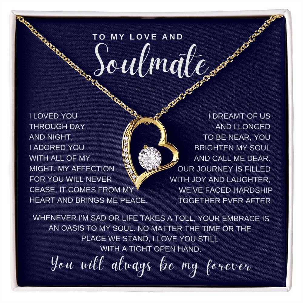 Gift To My Love and Soulmate | Forever Love Necklace
