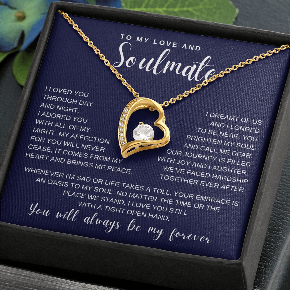 Gift To My Love and Soulmate | Forever Love Necklace