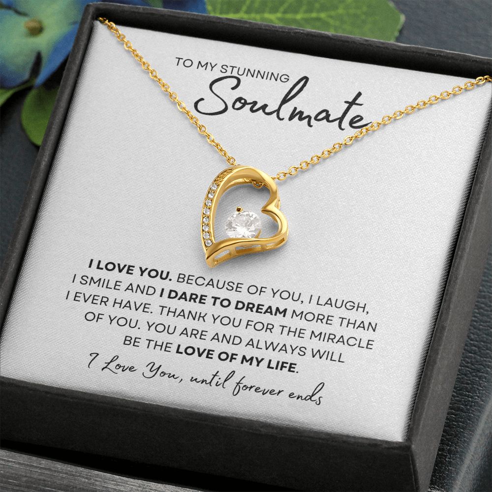 Gift to my Stunning Soulmate | Forever Love Necklace
