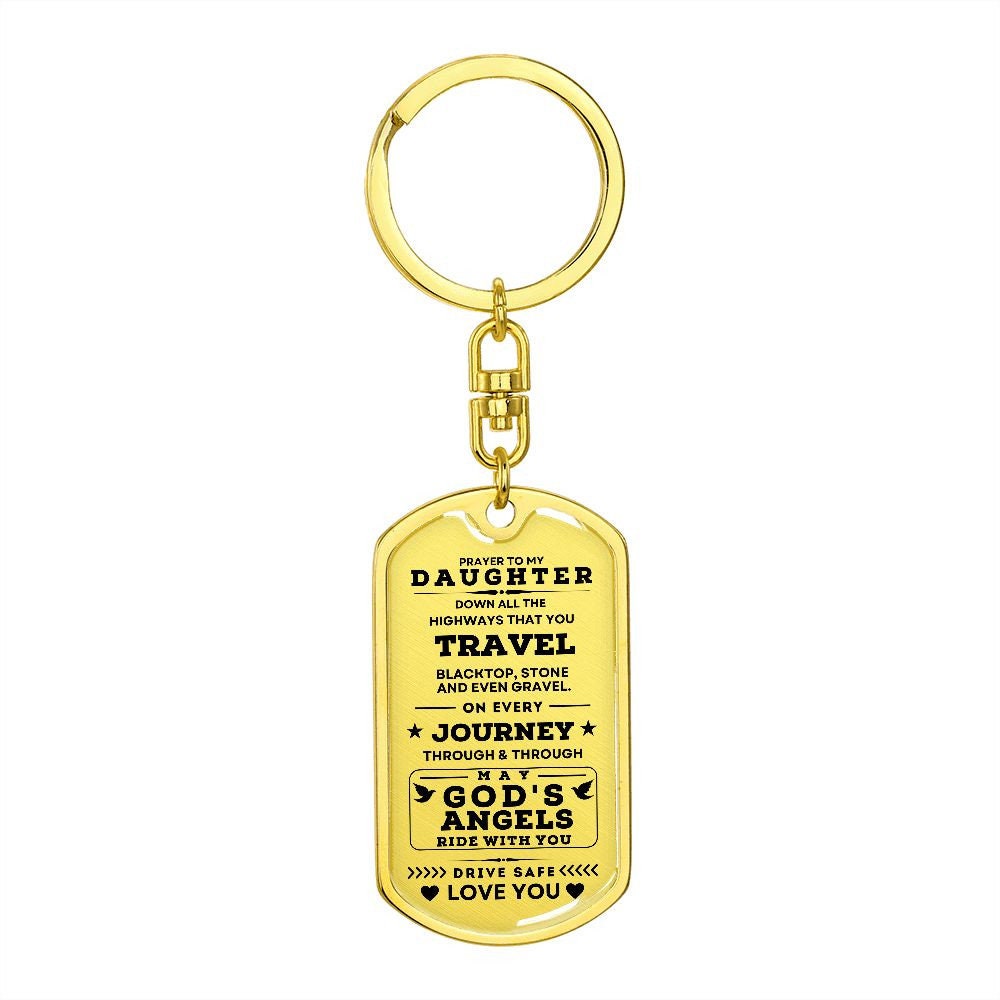 Keychain Gift with Prayer to My Daughter | New Driver Prayer | Protection