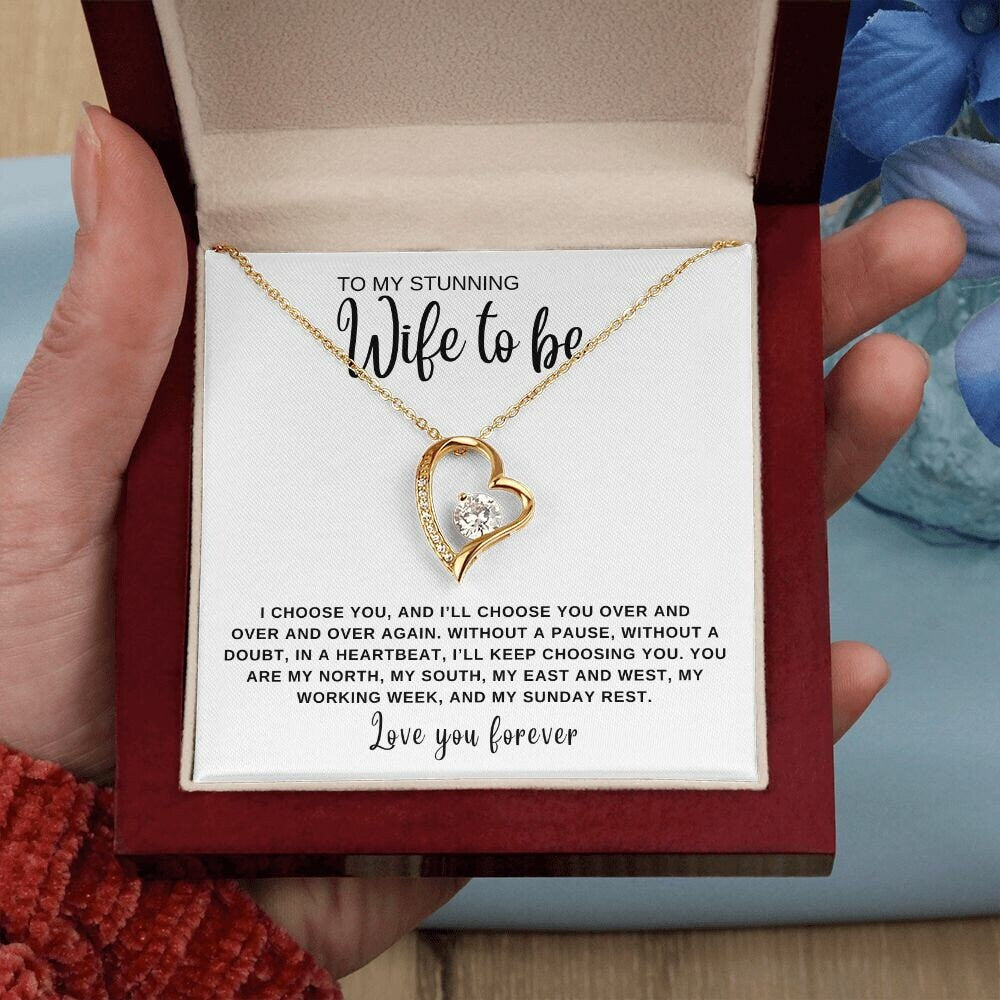 Forever Love Necklace Gift To Wife To Be, Future Wife, Bride