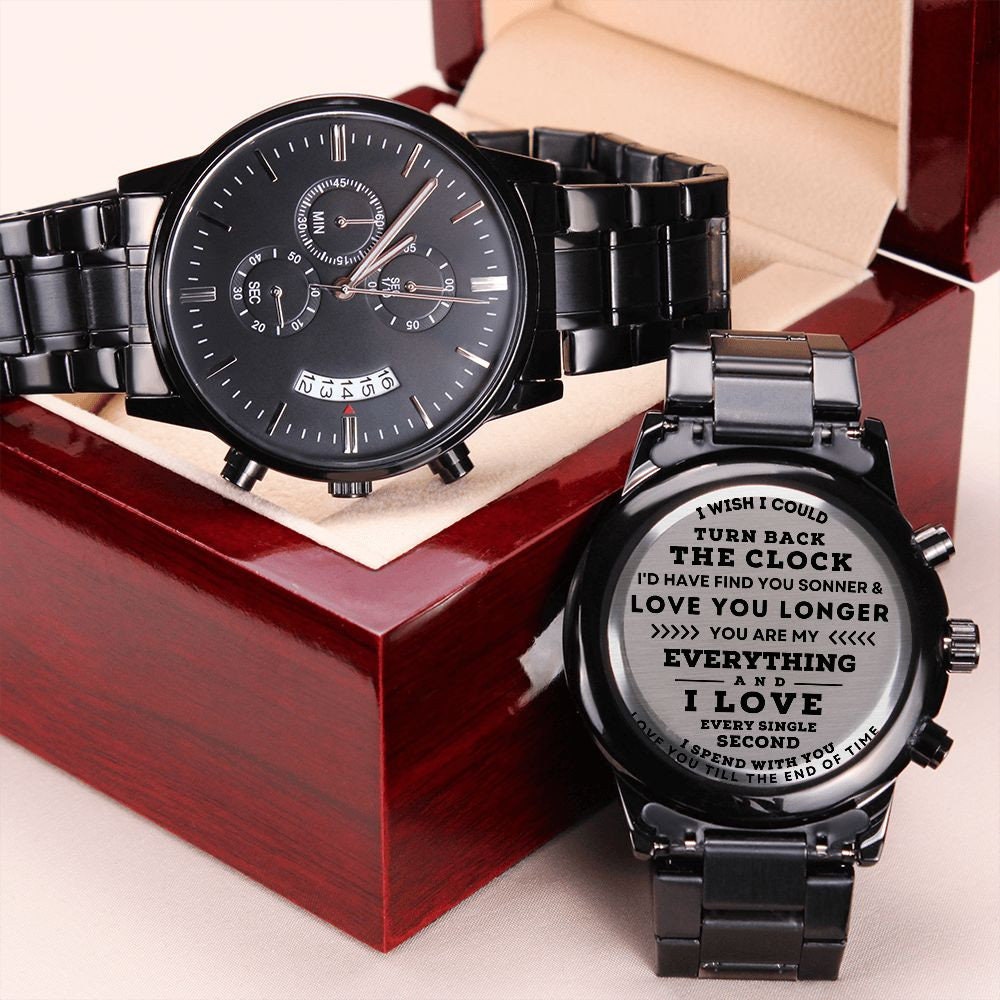 Engraved Watch To My Everything| Love you till the end of time| Gift for Anniversary, Wedding, Birthday