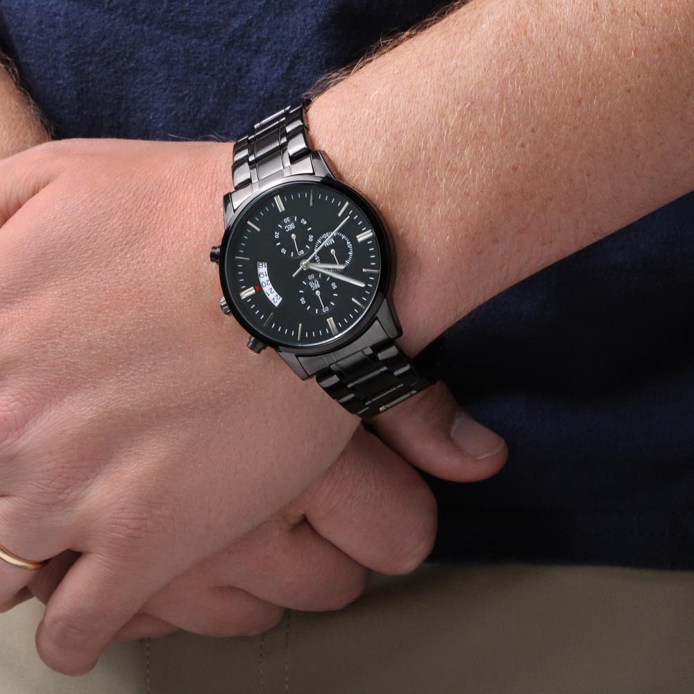 Engraved Watch To My Everything| Love you till the end of time| Gift for Anniversary, Wedding, Birthday