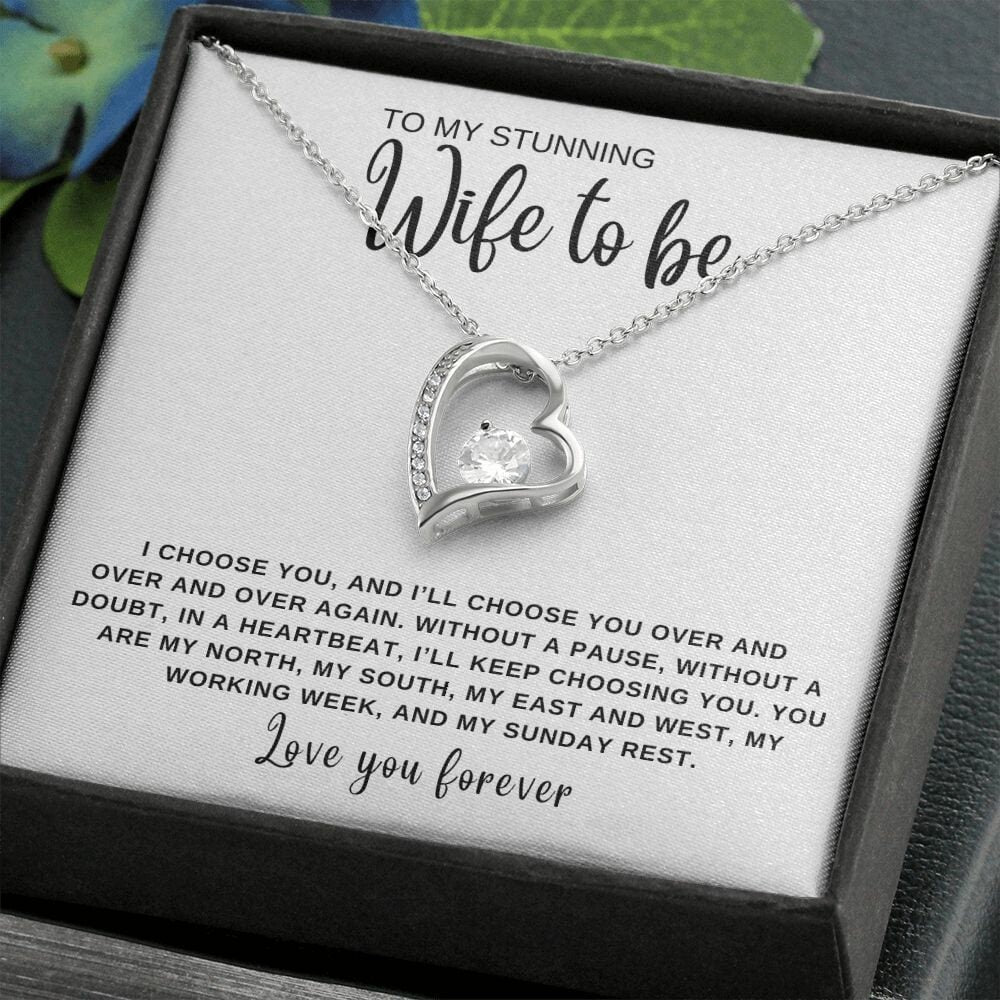 Forever Love Necklace Gift To Wife To Be, Future Wife, Bride