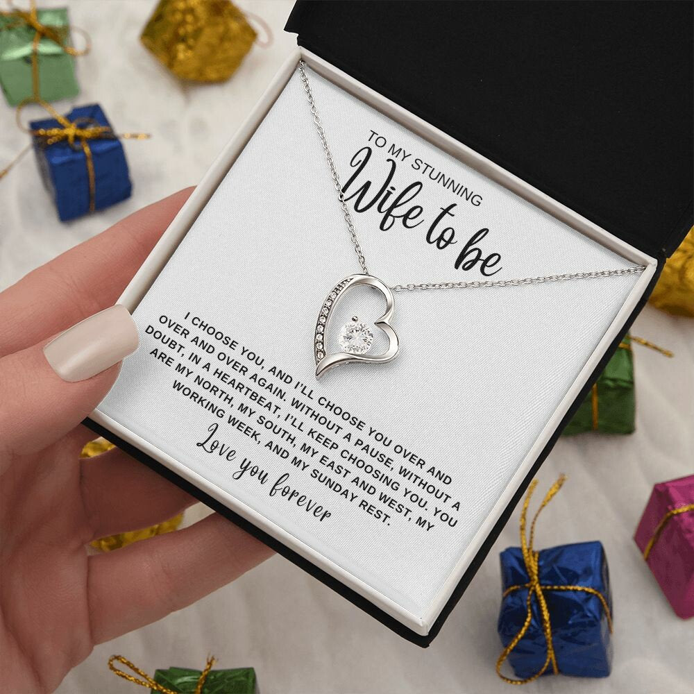 Forever Love Necklace Gift To Wife To Be, Future Wife, Bride