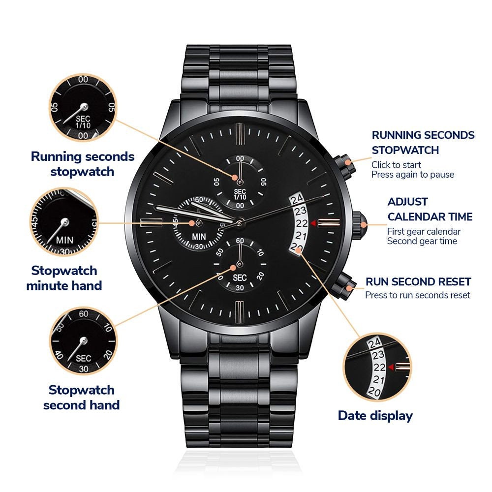 Engraved Watch To My Everything| Love you till the end of time| Gift for Anniversary, Wedding, Birthday