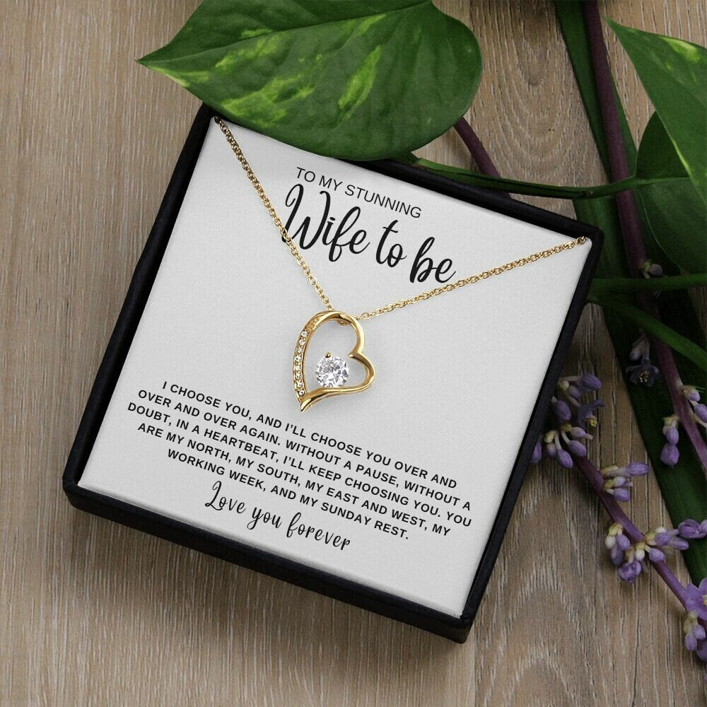 Forever Love Necklace Gift To Wife To Be, Future Wife, Bride