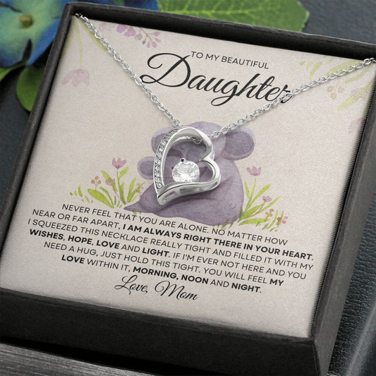 Forever Love Necklace To Daughter| Encouragement Gift