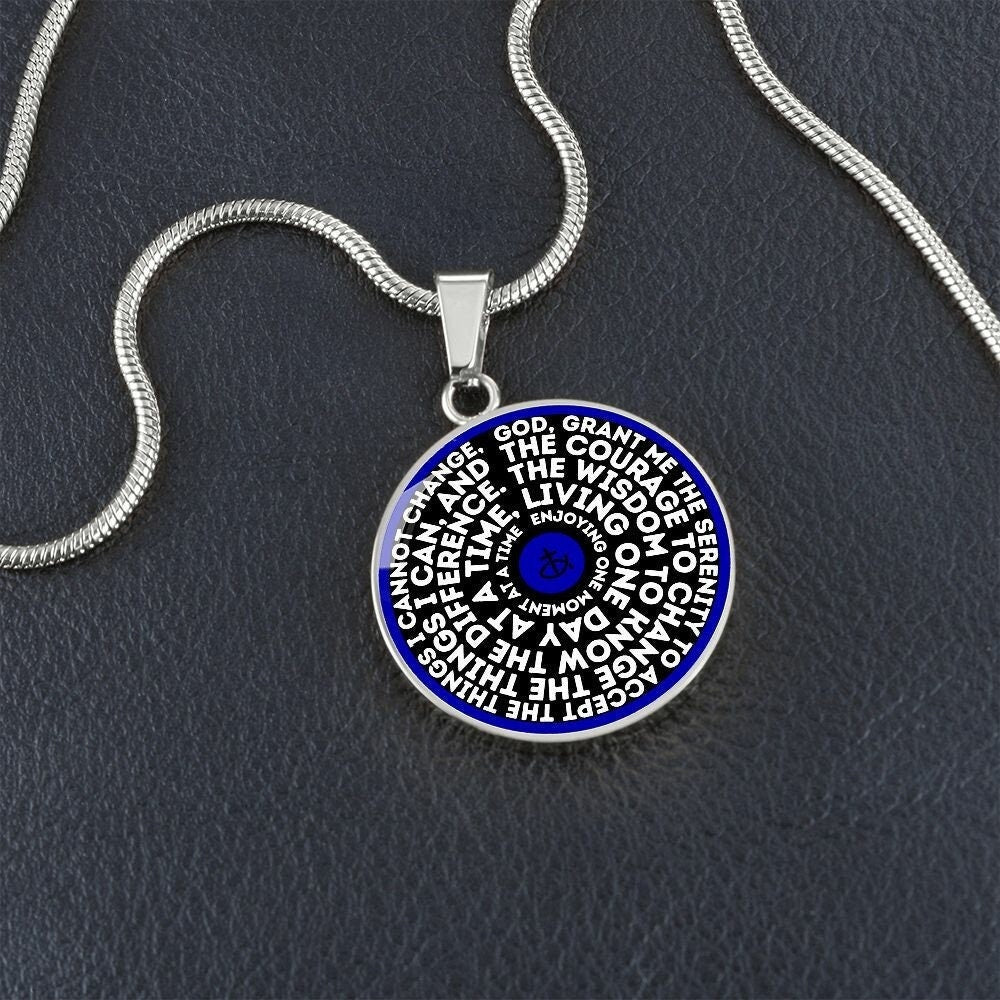 Serenity Prayer Motivational Necklace | Personalized Jewelry | Encouragement Gift