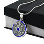 Circle Serenity Prayer Necklace | Encouragement Gift | Personalized Jewelry