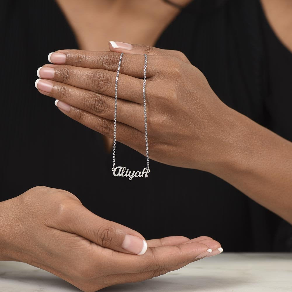 Personalized Name Necklace To My Daughter from Mom