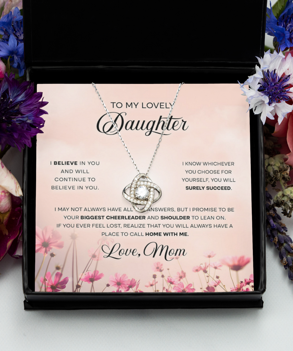 To My Lovely Daughter-Believe In You - pink