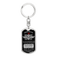 Keychain dog tag for Biker