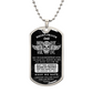 Dog Tag Necklace biker prayer - Mr E