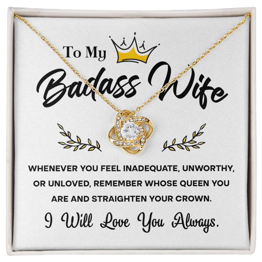 To My Badass Wife - straighten your crown