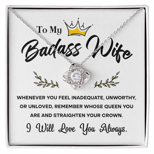 To My Badass Wife - straighten your crown