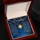 To My Beautiful Daughter - Reach for the Stars | Love Knot Necklace