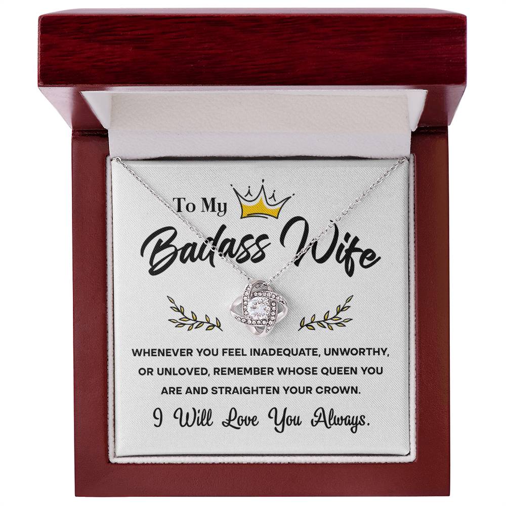 To My Badass Wife - straighten your crown