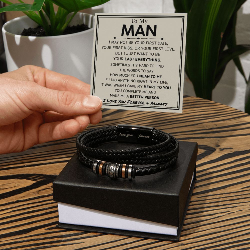 To My Man - Last Everything | Love You Forever Bracelet