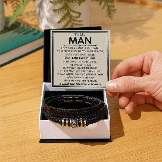 To My Man - Last Everything | Love You Forever Bracelet