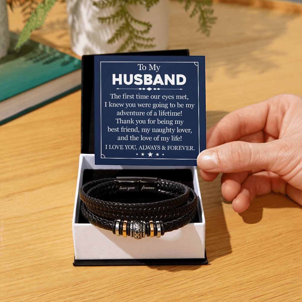 To My Husband - Naughty Lover |  Love You Forever Bracelet