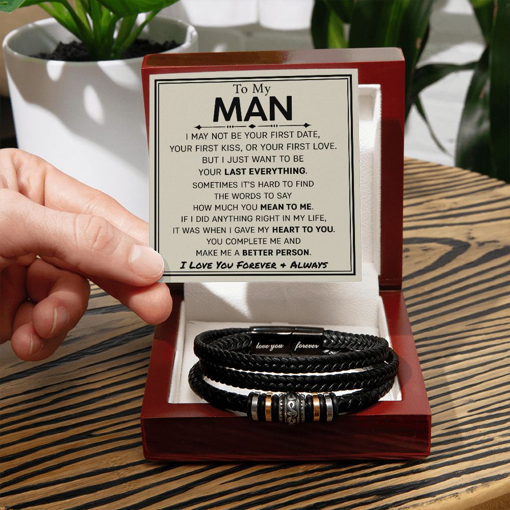 To My Man - Last Everything | Love You Forever Bracelet