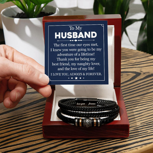 To My Husband - Naughty Lover |  Love You Forever Bracelet