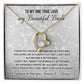 To My One True Love, My Beautiful Bride - Necklace