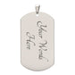 A Mi Esposo - Military Dog Tag Gift