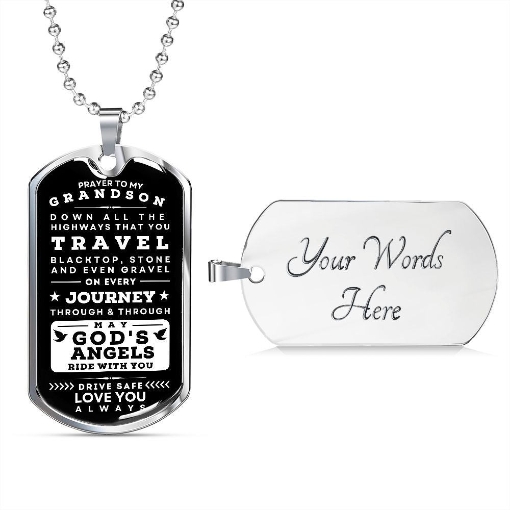 Military necklace with driver Prayer