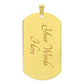 A Mi Esposo - Military Dog Tag Gift