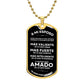 A Mi Esposo, Te Amo Para Siempre - Military Dog Tag Gift