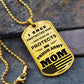 Military Dog Tag | Gift | Proud Army Mom