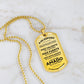 A Mi Esposo - Military Dog Tag Gift