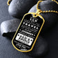 Prayer Military Tag Necklace Gift To My Son - Dog Tag Drive Safe, From Dad, From Mom, Christmas, Birthday, Graduation, Best Gift for Son