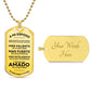 A Mi Esposo - Military Dog Tag Gift
