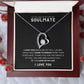 Gift To The Love Of My Life, My Soulmate | Forever Love Necklace