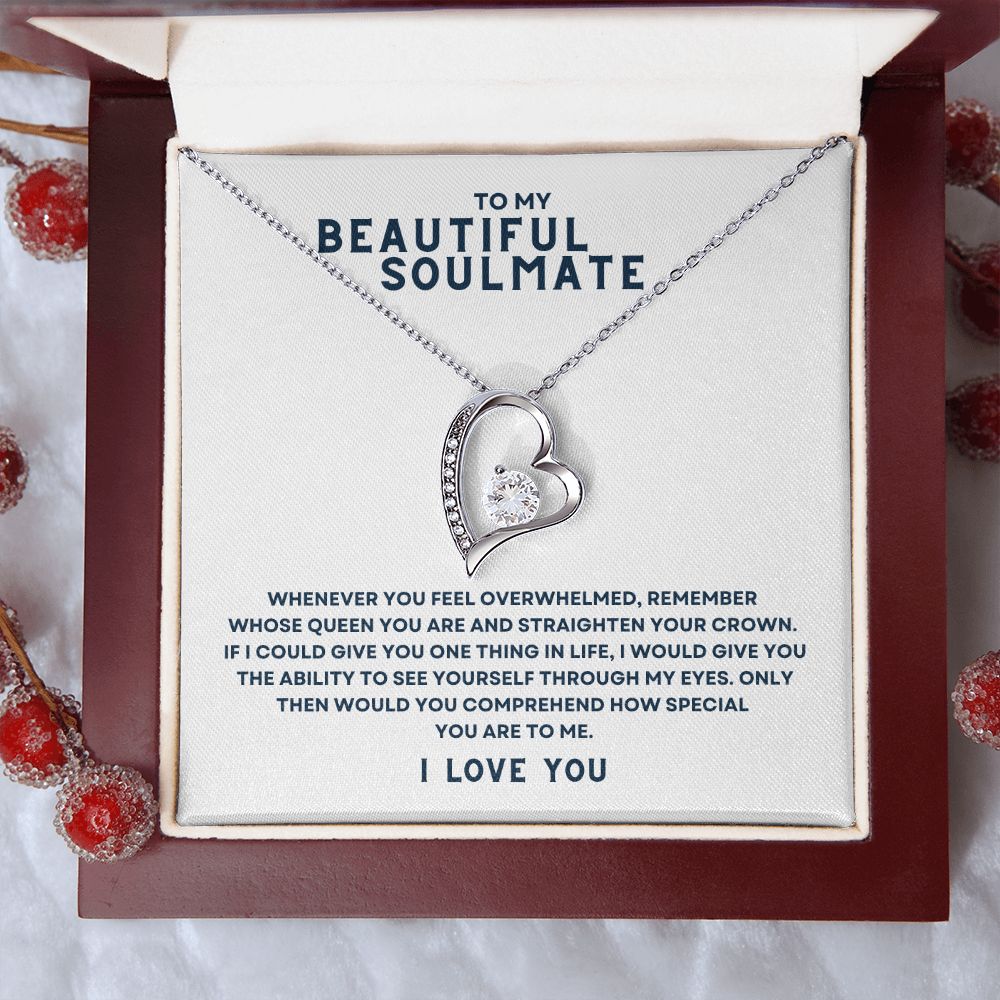 Gift To My Beautiful Soulmate | Forever Love Necklace