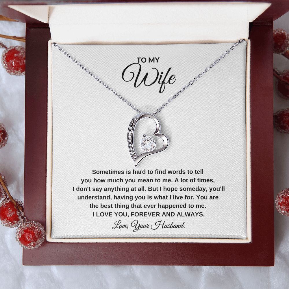 Gift to My Wife | Forever Love Necklace