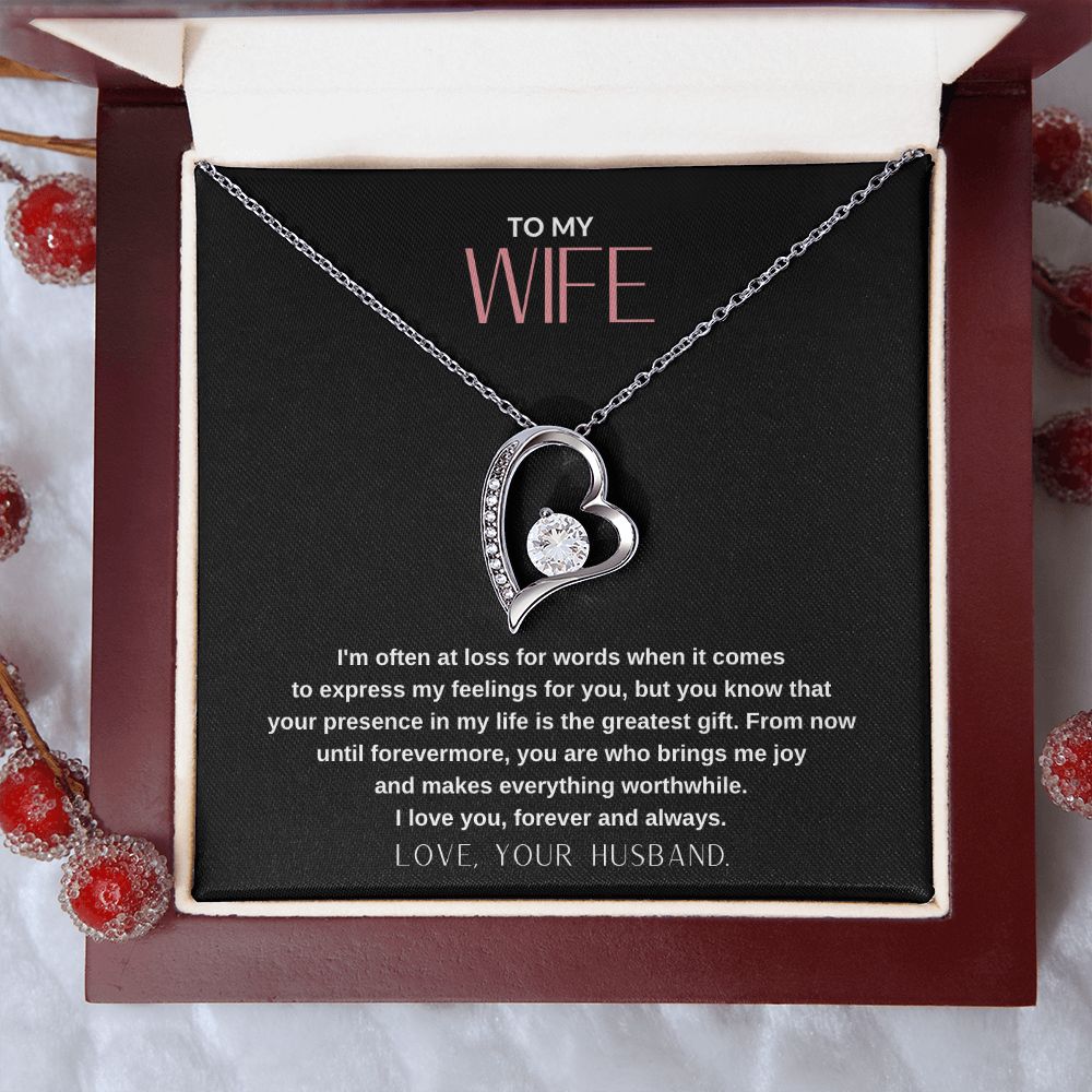 Gift to My Wife | Forever Love Necklace